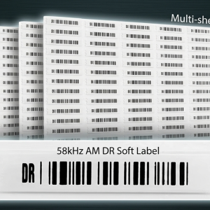 58kHz Customized AM Anti-Theft Soft DR Label Sticker