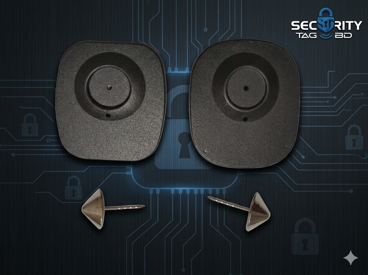Mini Square Security Tag 58Khz Hard Tag 42x48mm